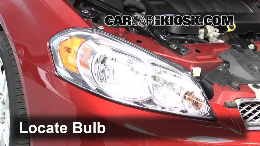 2013 Chevrolet Impala LT 3.6L V6 FlexFuel Lights Headlight (replace bulb)